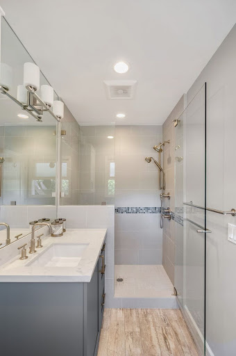 Custom ADU Design in the East Bay - Customized Bathroom Design - Universal Design Bathroom - Gridley Company