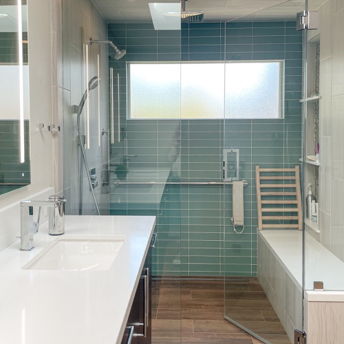 San Jose spa retreat bath remodel