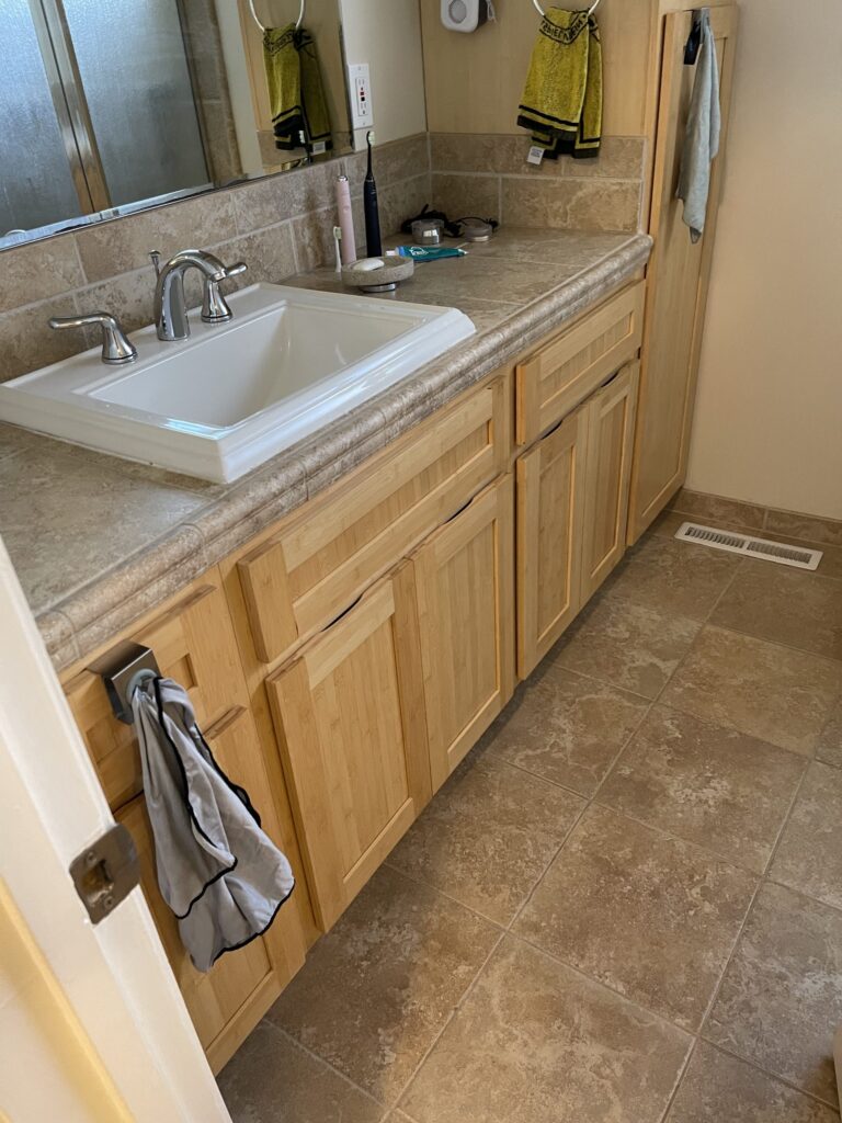Primary bath before remodel