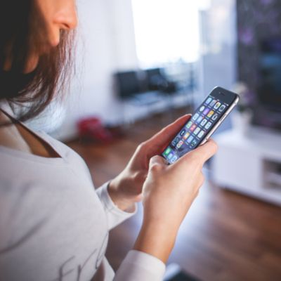 Client on a smartphone
